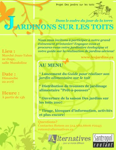 Jardinons sur les toits/Let's garden on the rooftops